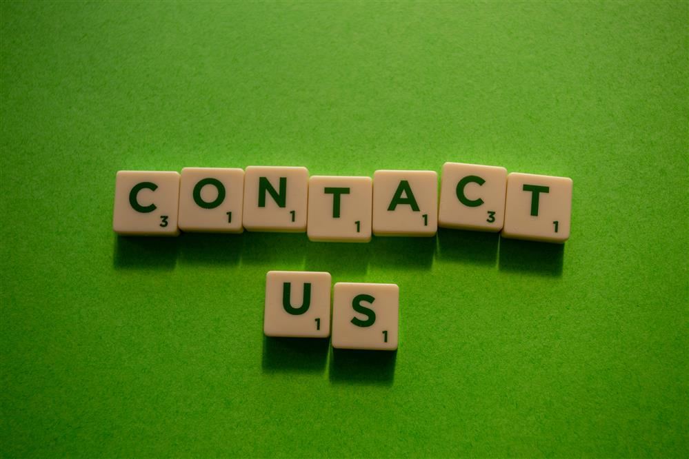  contact us letter tiles